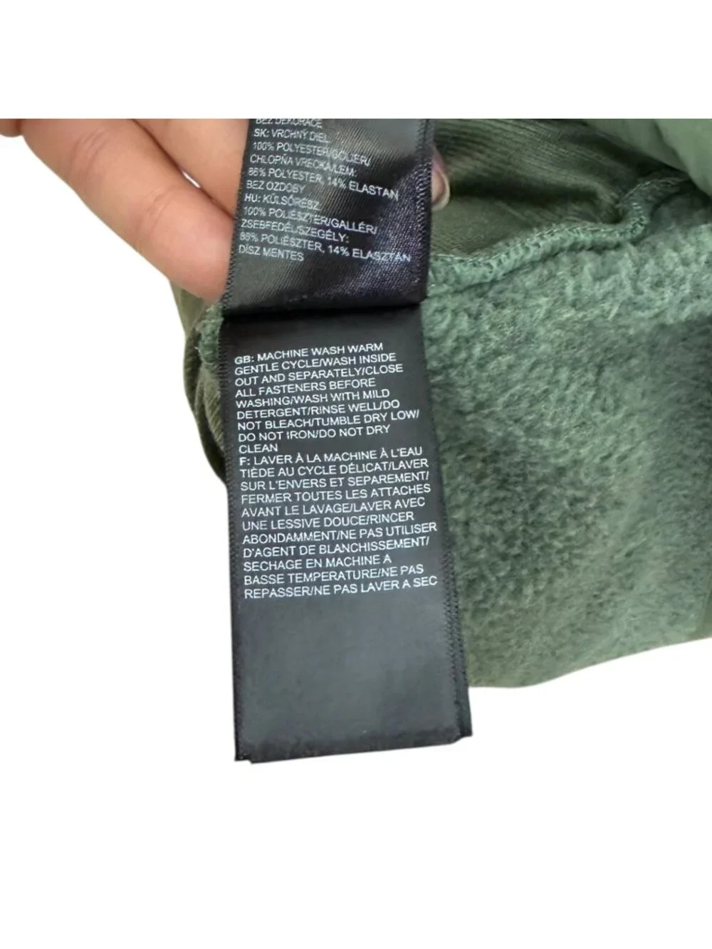 The North Face Gordon Lyons‎ Full-Zip Knit Fleece Jacket Green XXXL Outdoors
